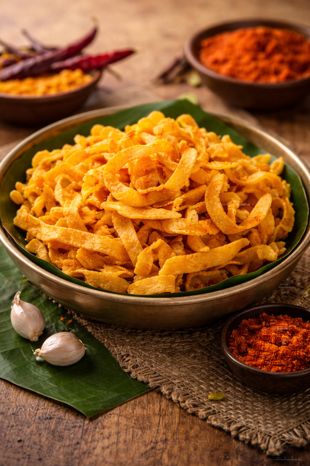 Ribbon Pakodam - South Indian Ribbon Namkeen